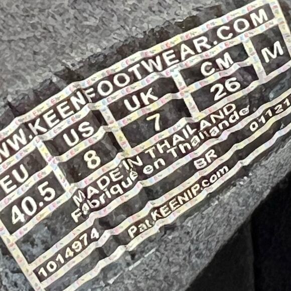 Keen Mens Uneek Grey Corded Trail Hiking Sandal Size US 8 - Picture 10 of 10